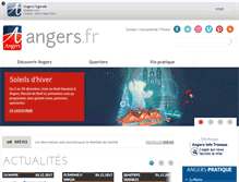 Tablet Screenshot of angers.fr